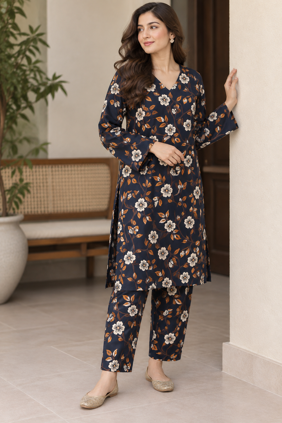 GIRLS STITCHED 2 PC SUIT - D12