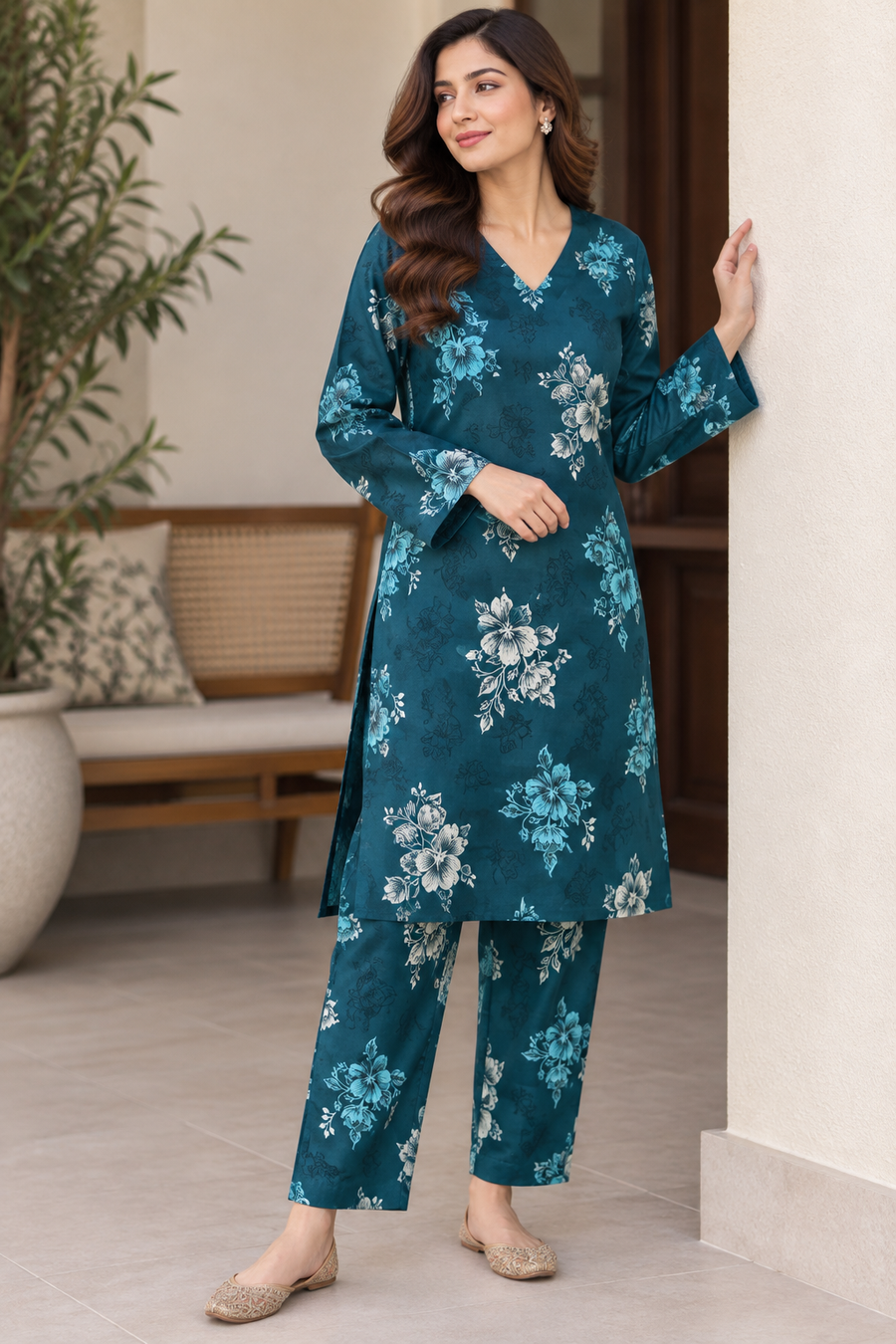 GIRLS STITCHED 2 PC SUIT - D13