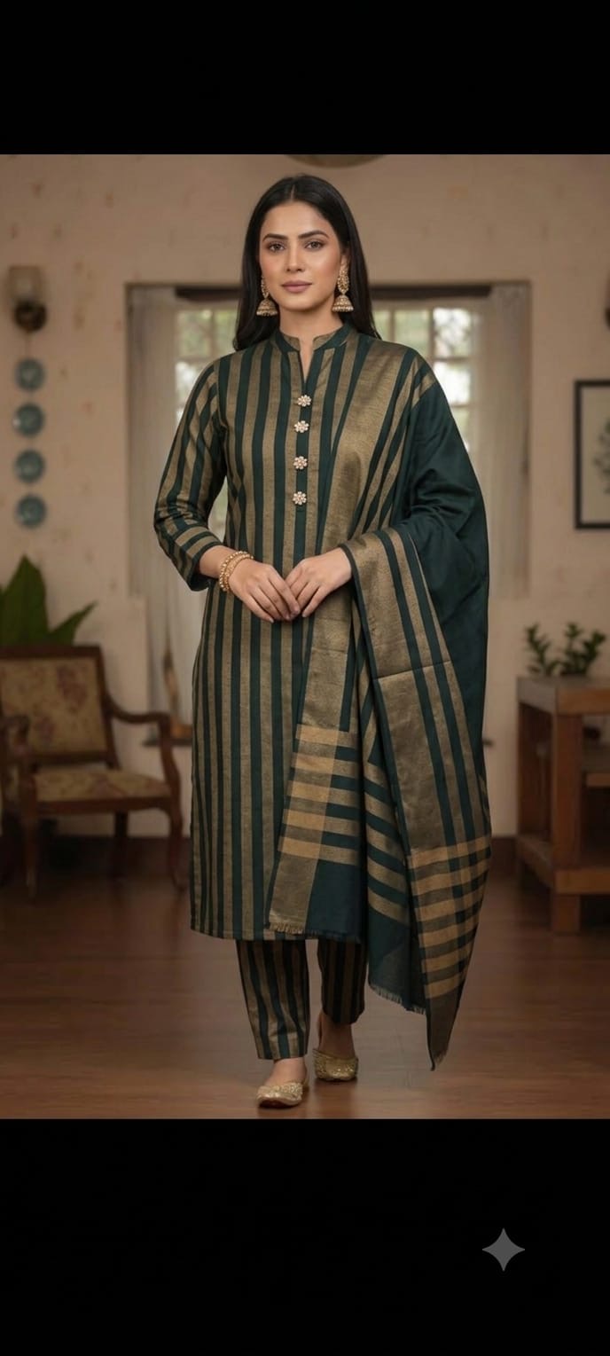 3 Piece Dress - GREEN