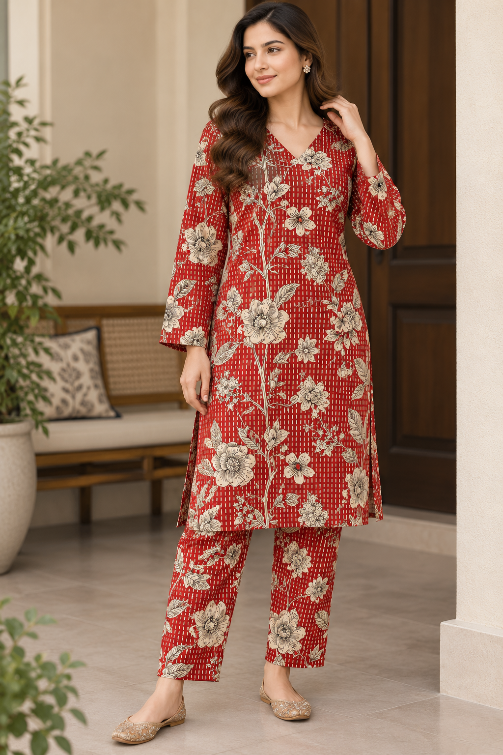 GIRLS STITCHED 2 PC SUIT - D15