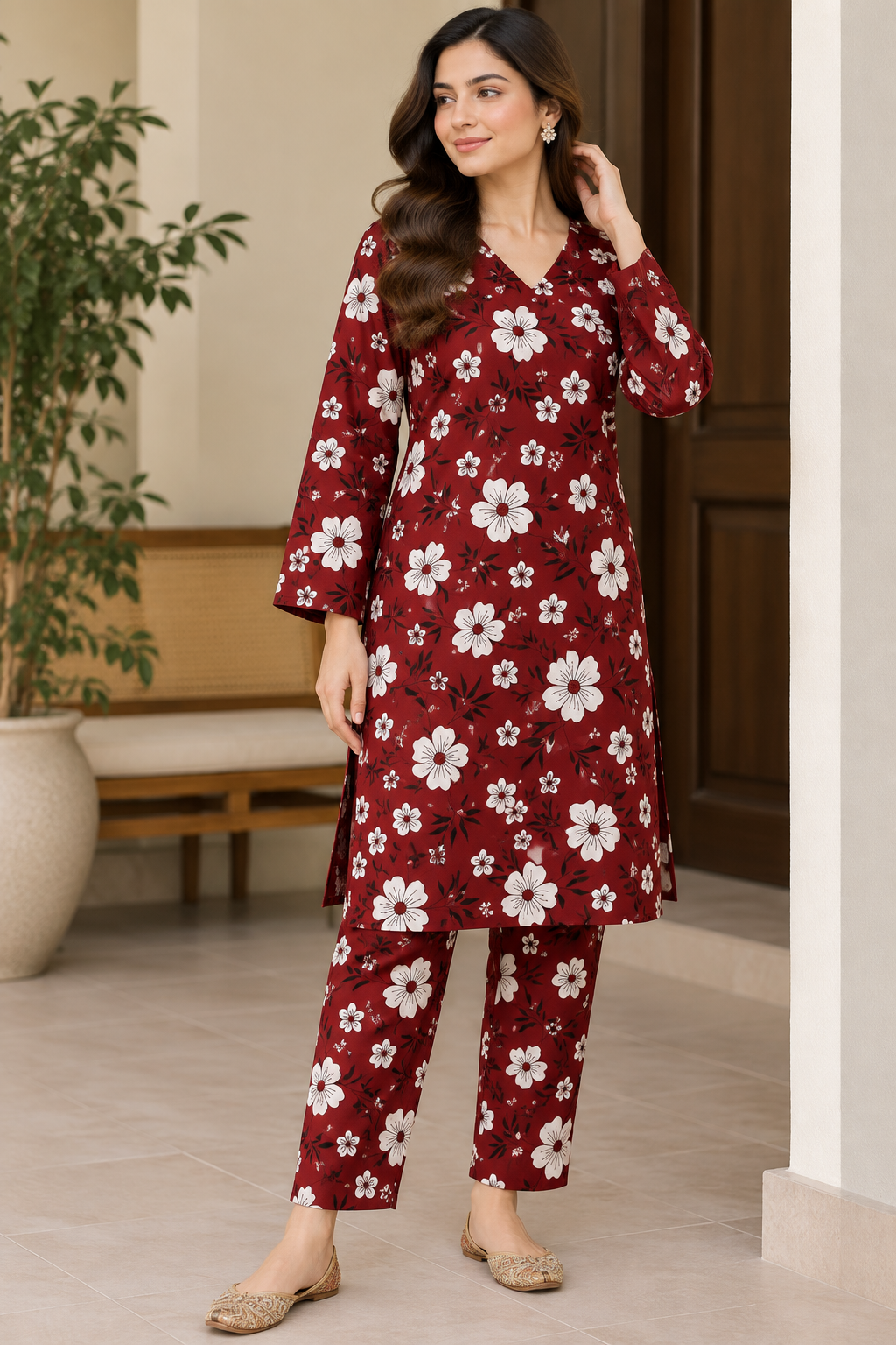GIRLS STITCHED 2 PC SUIT - D14