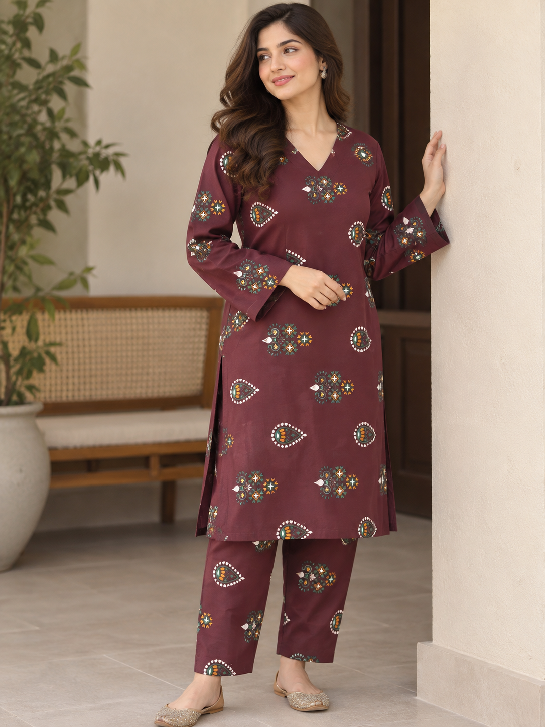 GIRLS STITCHED 2 PC SUIT - D11